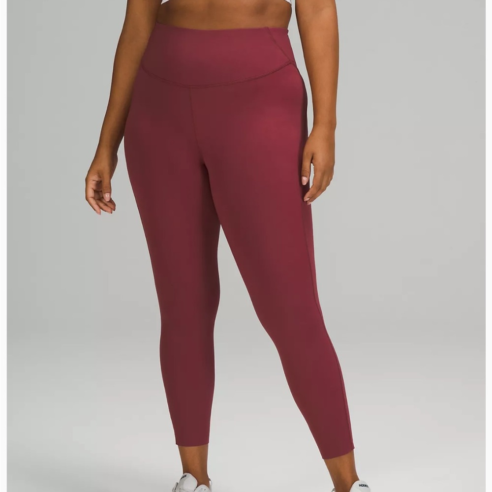 NWT Lululemon Base Pace High Rise Tight Pant 25” - Mulled Wine Sz 6